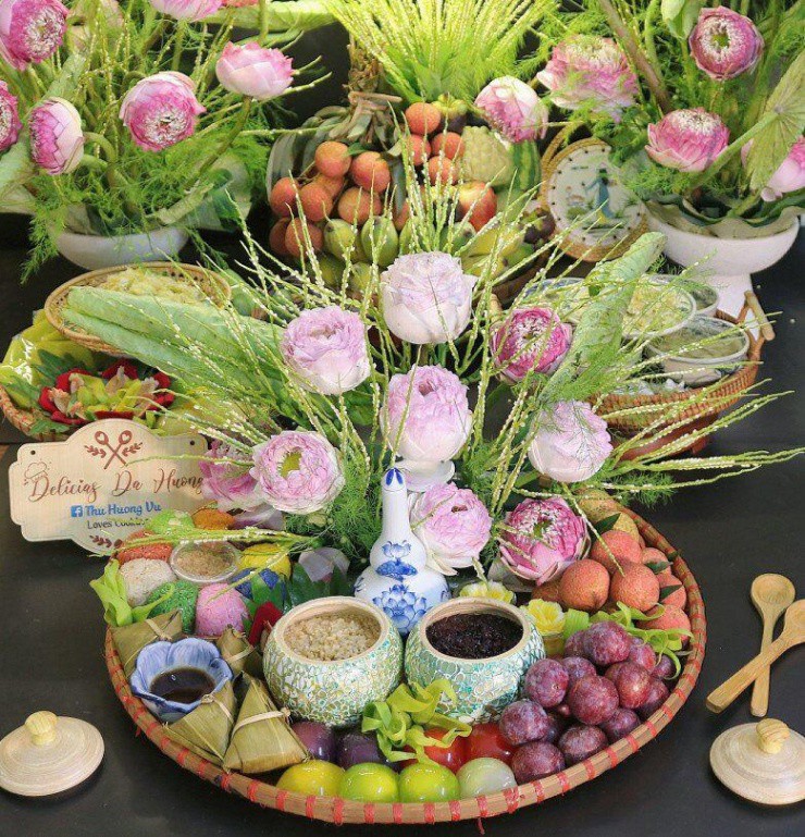 Mâm cỗ Tết Đoan Ngọ
