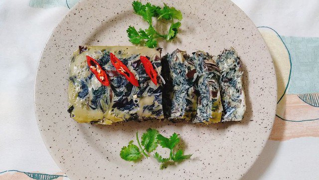 Trứng Hấp Lá Mơ