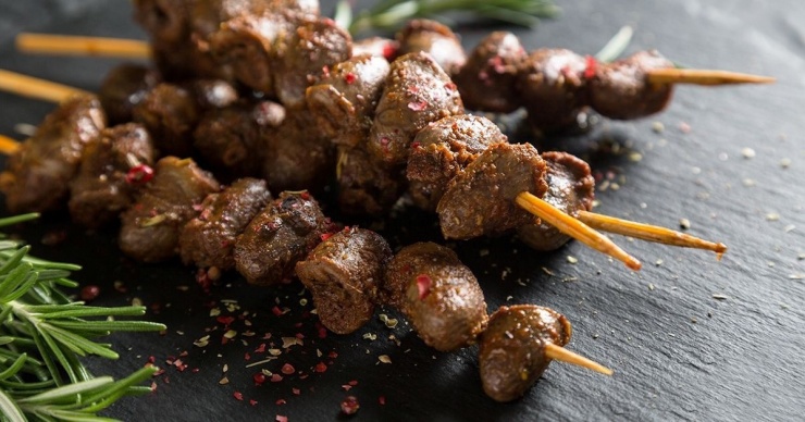 Tim gà rất tốt cho người thiếu máu. Ảnh: Healthline