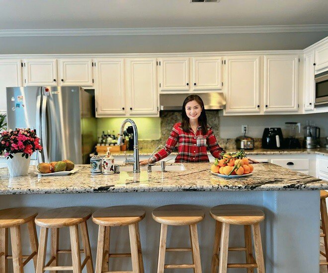 Mâm cơm Việt giản dị đầy bất ngờ của nữ diễn viên nổi tiếng giữa trời Tây - 1