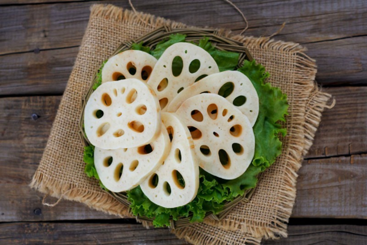 Củ sen giàu dinh dưỡng không lo 'ngậm' thuốc trừ sâu. Ảnh minh họa.