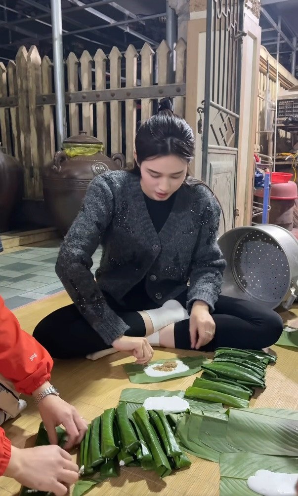 Thành phẩm bánh của nàng hậu rất đẹp mắt, được công nhận bởi cộng đồng mạng.