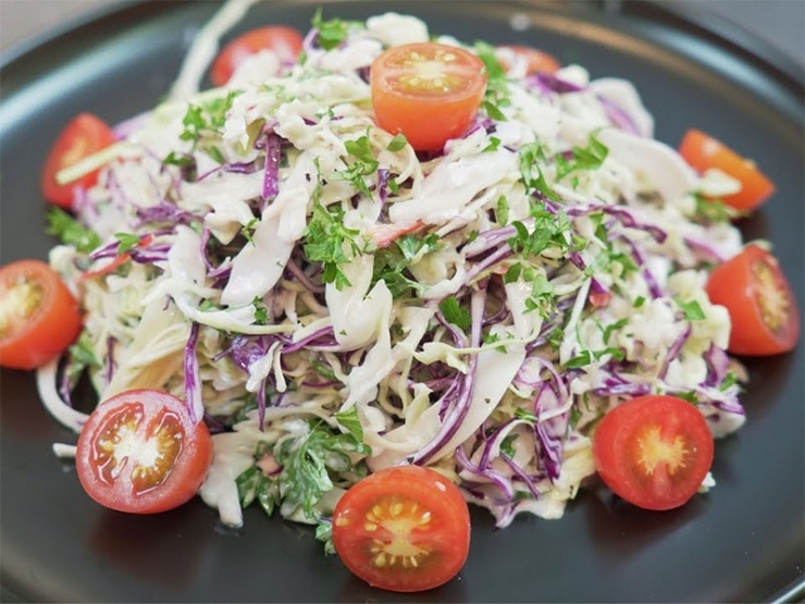 Salad bắp cải tím