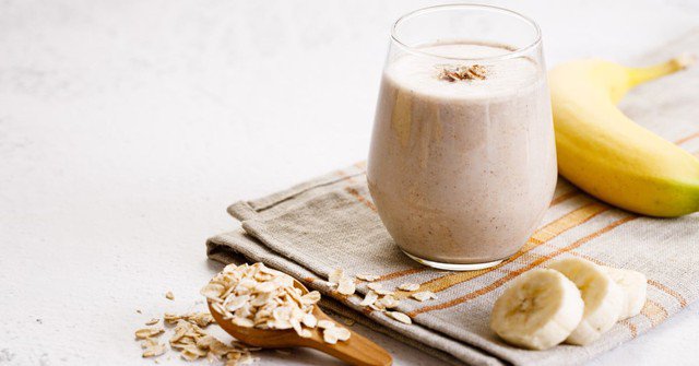 Sinh tố ấm gừng chuối