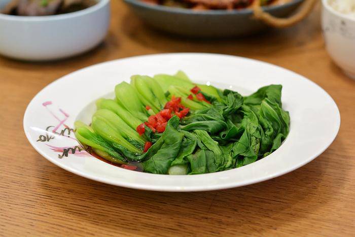 Cải thìa xào nước tương