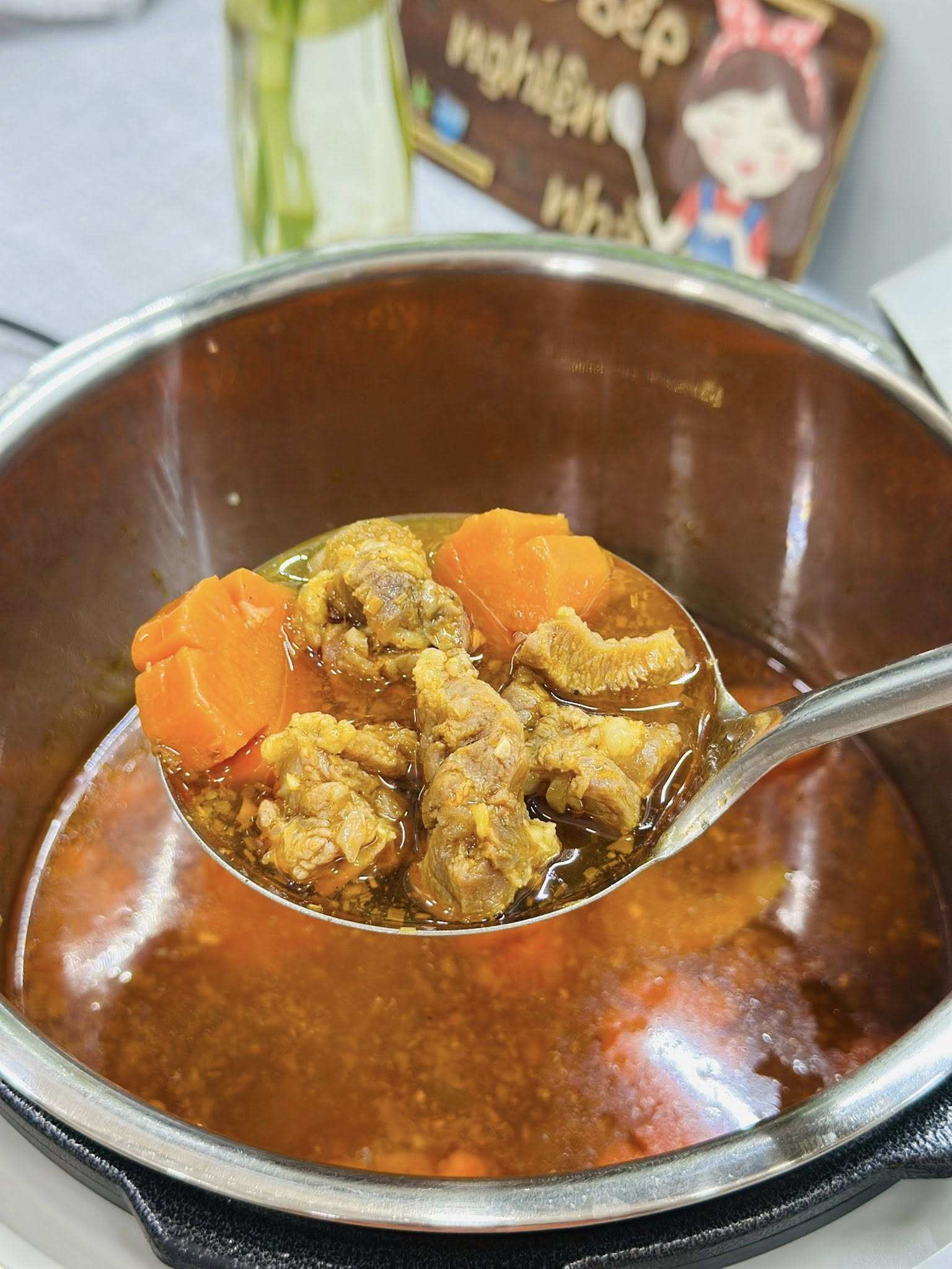 Nấu chung các nguyên liệu