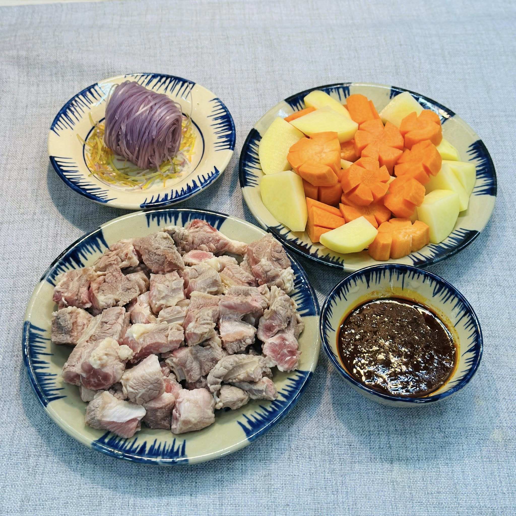 Chuẩn bị nguyên liệu
