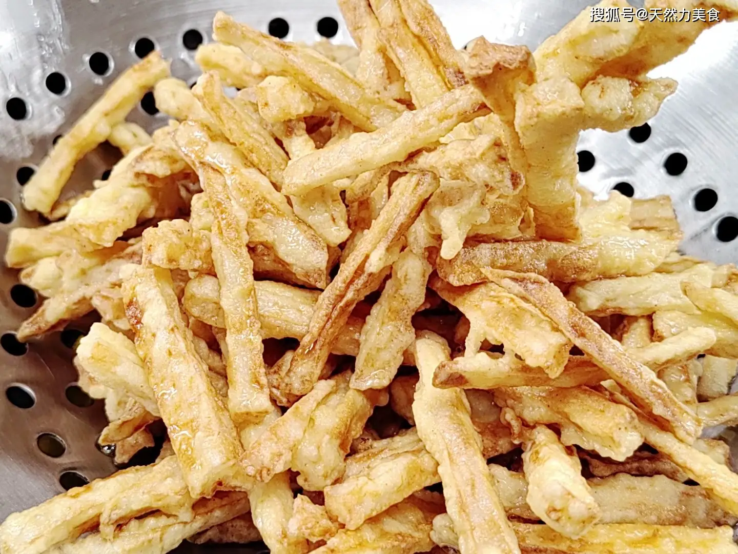 Chiên củ sen lần hai